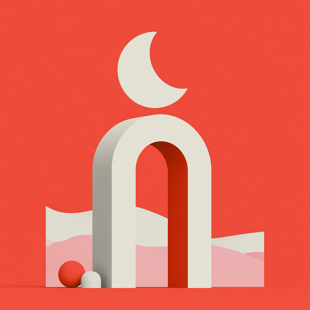 Abstract architectural illustration representing Studio Badger's spec-driven build process
